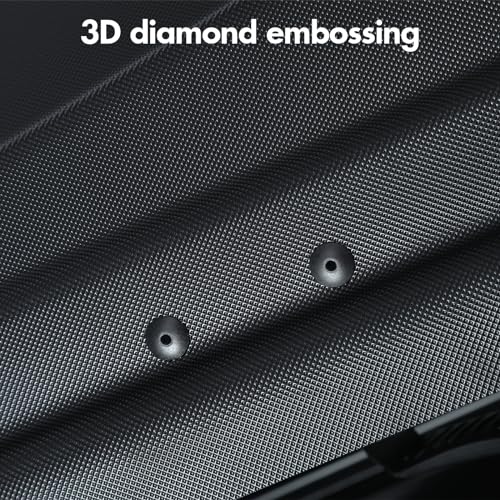 Heavy Duty Hard Shell Rooftop Cargo Box, Waterproof, 62"L x 31"W x 15"H, Diamond Black Y830591