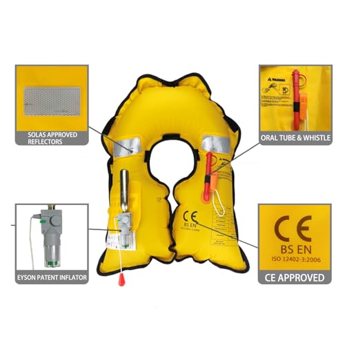 Eyson Inflatable Life Jacket Automatic Manual Blue G195974