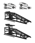 Hydraulic Car Ramps, 4-Position Adjustment, 5T Capacity, Low Profile I6327