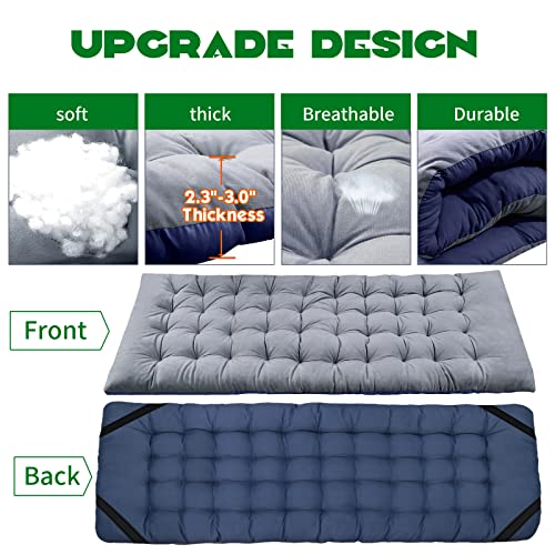 NAIZEA Folding Camping Cot for Adults, Adjustable Reclining Chair N72576
