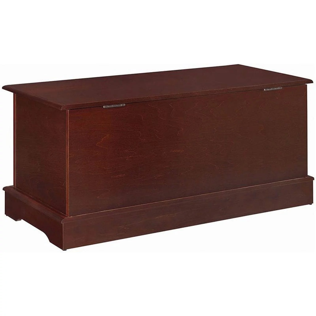 Kingfisher Lane Rectangular Wood Cedar Chest Brown T396