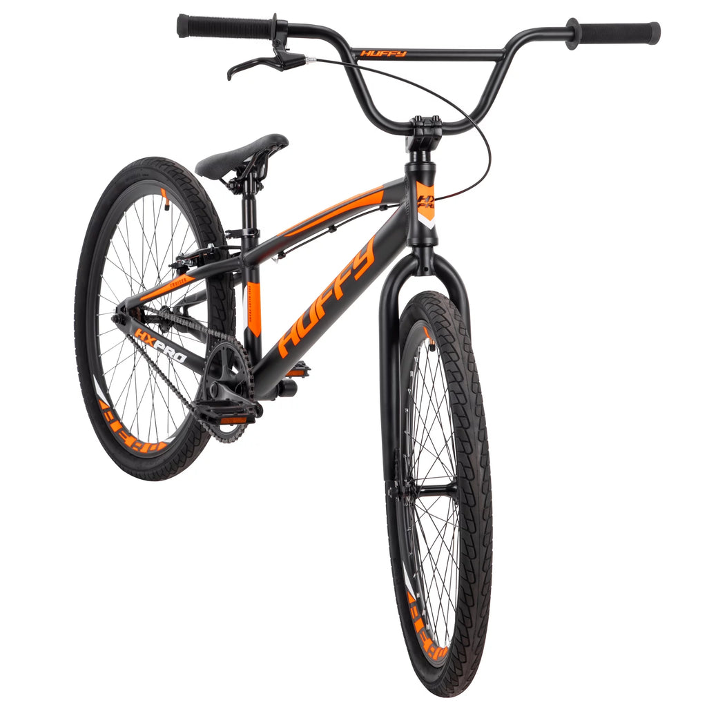 Huffy HX Pro Cruiser 24-inch Aluminum BMX Bike, Black/Orange X7485