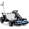 BMW Licensed 36V Electric Drift Go Kart for Kids, 7.5 MPH, Black W284