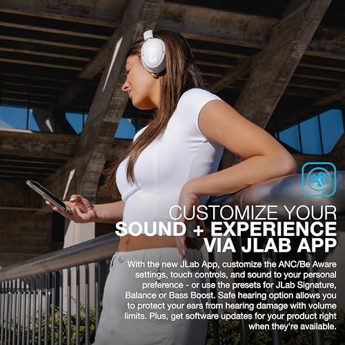 JLab JBuds Lux ANC Wireless Headphones, Sage, Over-Ear Bluetooth M35854