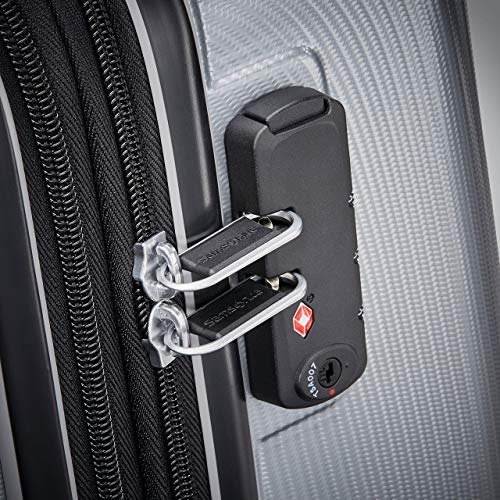 Samsonite Winfield 3 DLX Hardside Expandable Luggage, Silver, Carry-On 20-Inch F64293