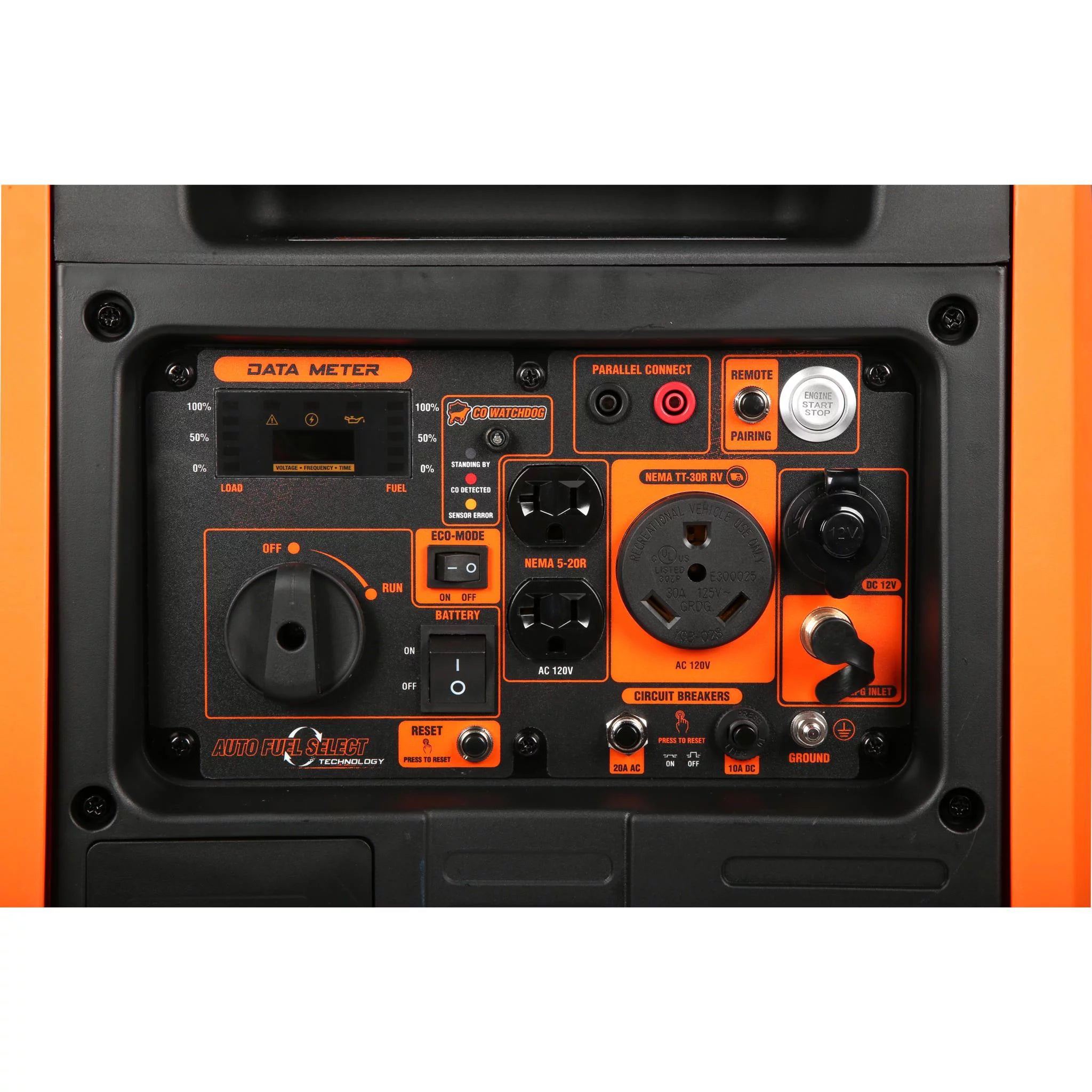 WEN Super Quiet 4500-Watt Dual Fuel Portable Inverter Generator with Remote Start C679526