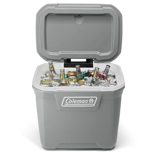 Coleman Classic Series Insulated Rolling Cooler, 65-Quart, Leak-Resistant F832