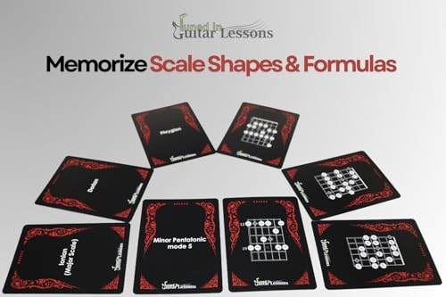 Fretboard Memorization Deck Guitar Flash Cards, 54-Card Pack P630230