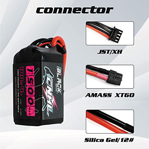 CNHL 1500mAh 130C 4S Lipo Battery with XT60 Plug for FPV Drone Racing G868