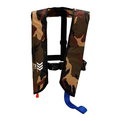 Automatic Inflatable Life Jackets for Adults PFD Low Profile 330lbs U45655