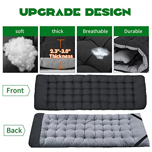NAIZEA Folding Camping Cot for Adults, Adjustable Reclining Chair N72576