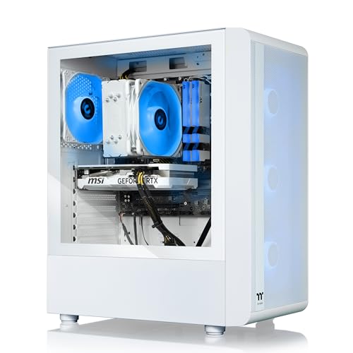 Thermaltake LCGS Quartz R66 Gaming Desktop, AMD Ryzen 5 5600, RX 6600, 1TB NVMe, Windows 11 K558
