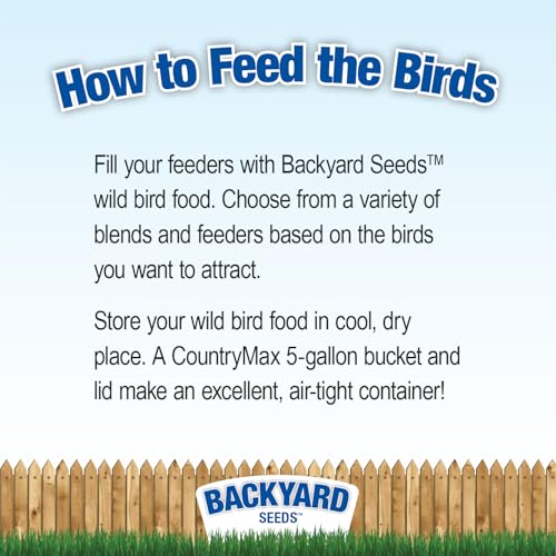 CountryMax Backyard Seeds Shelled Whole Peanuts for Birds & Wildlife, 10 lbs Bag H28185