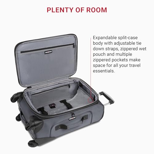 SwissGear Sion Softside Expandable Roller Luggage 3 Piece Set N784870