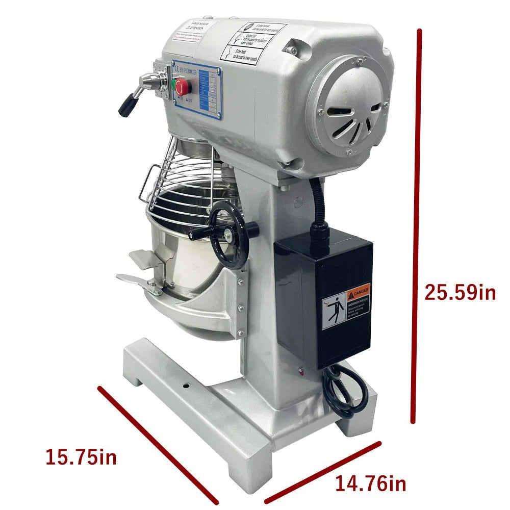 INTSUPERMAI Dough Kneading Machine Commercial Food Mixer 10L H275