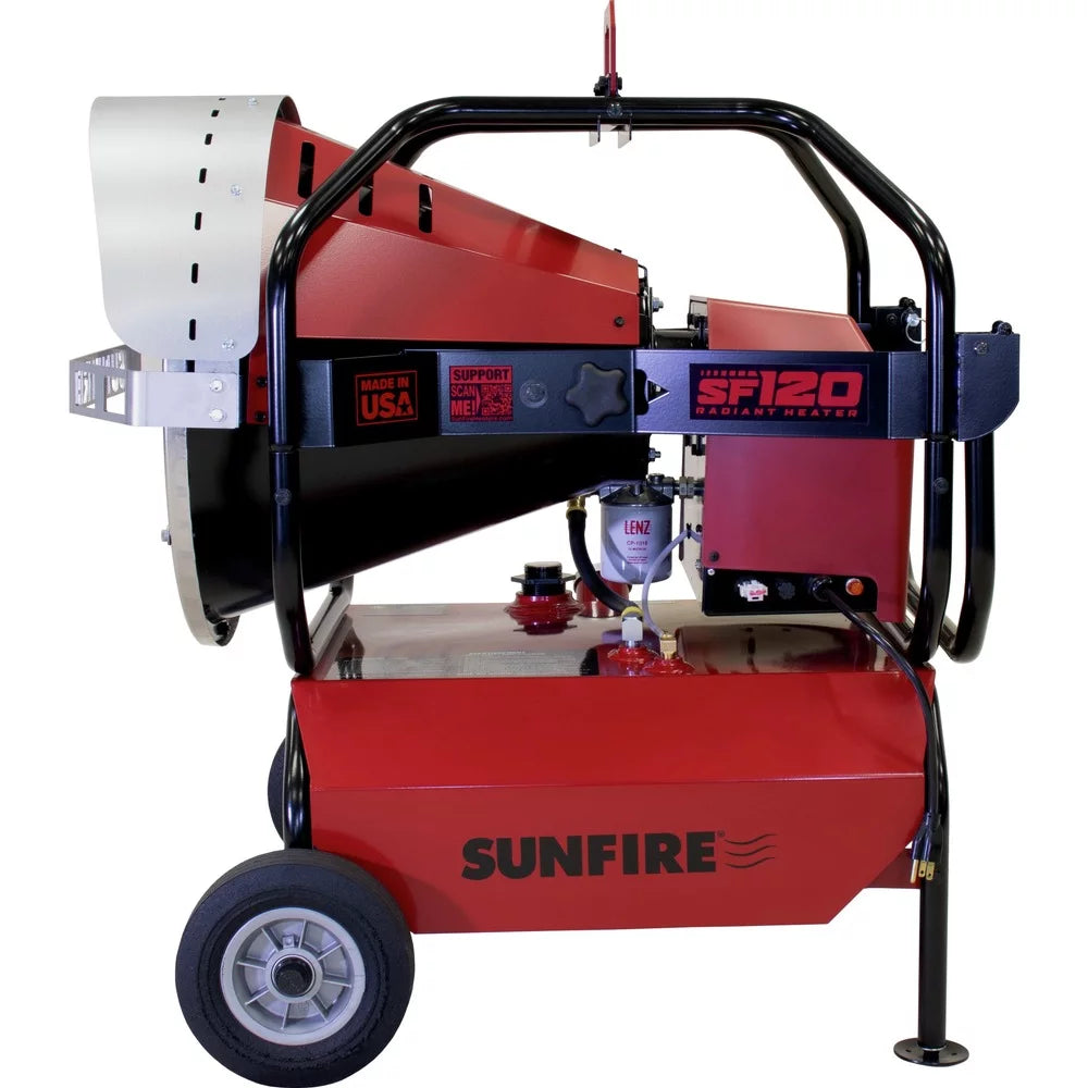 Sunfire 95120 SF120 120,000 BTU Diesel/Kerosene Radiant Heater P1518