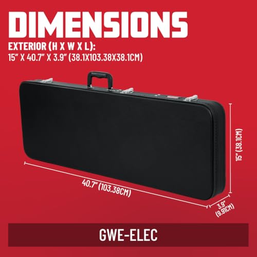 Gator Cases Hard-Shell Wood Case for Electric Guitars (GWE-ELEC) O817
