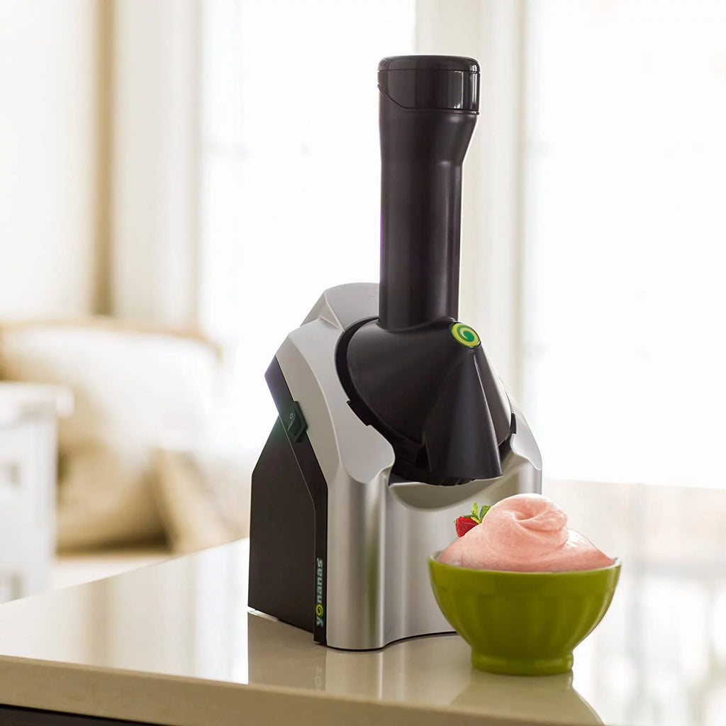 Yonanas Classic Original Healthy Dessert Fruit Soft Serve Maker, Silver K951564