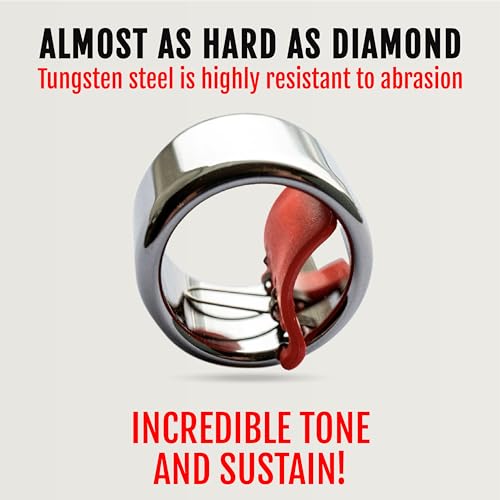 Tungsten Steel Slide Guitar Rings for Acoustic and Electric Guitar E8741