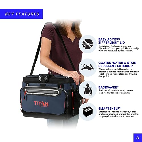 Arctic Zone Titan Deep Freeze Zipperless Hardbody Cooler W899
