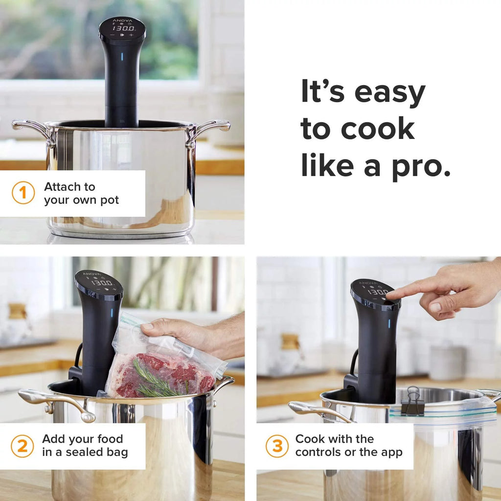 Anova Culinary Nano Sous Vide Precision Cooker, Black J1067
