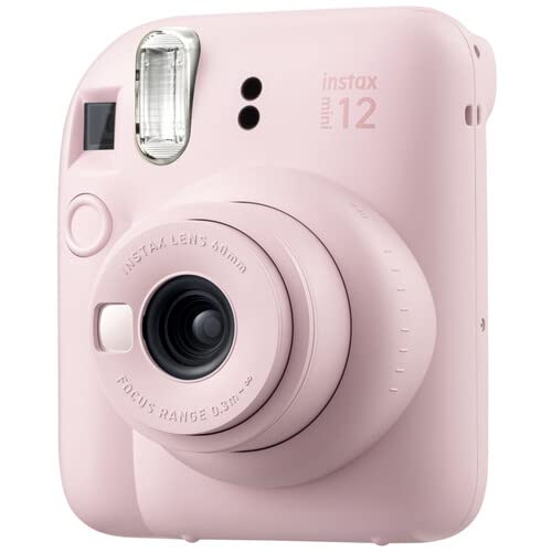 Fujifilm Instax Mini 12 Instant Camera Pastel Blue with 40 Sheets Film Bundle R3418