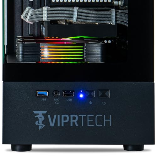 ViprTech Reaper 3.0 Liquid-Cooled Gaming PC, Ryzen 7 7700, RTX 4070 Super, 32GB DDR5 C7066