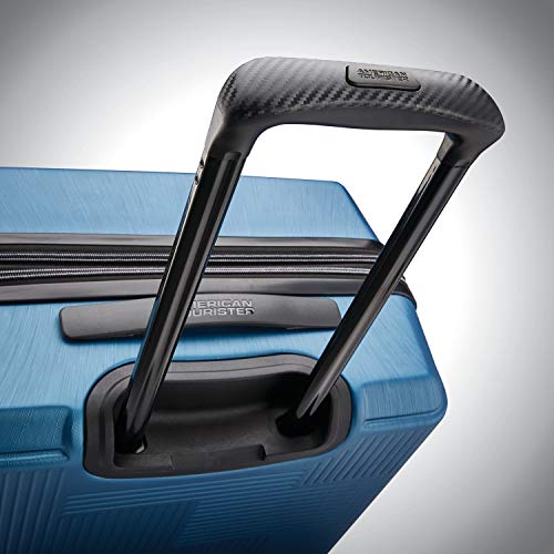 American Tourister Stratum XLT Expandable Hardside Luggage with Spinner Wheels, Jet Black, Carry-On 21-Inch E7418