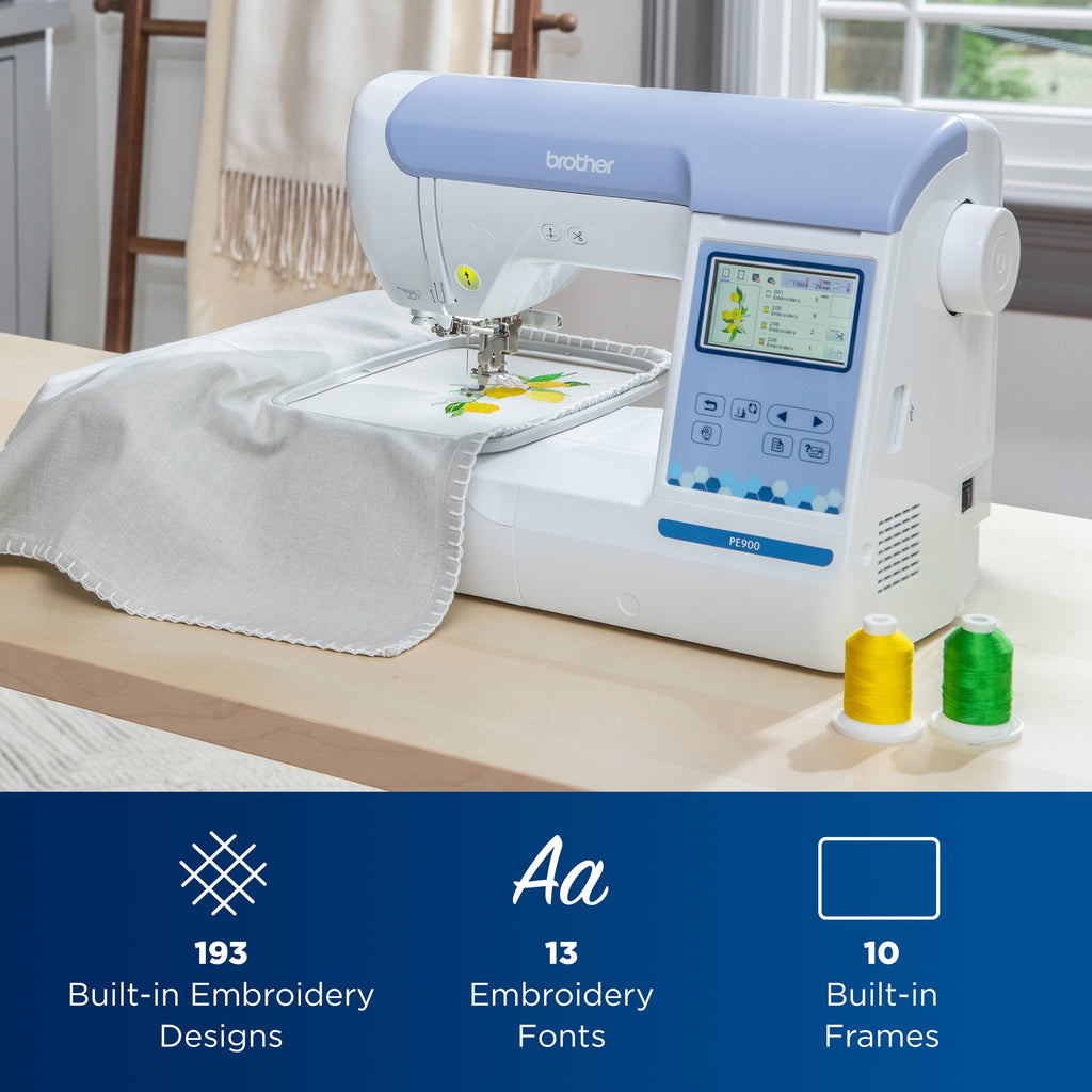 Brother PE900 Embroidery Machine with Wireless Connectivity Z2924
