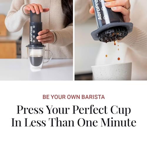 AeroPress Original Coffee Press – 3-in-1 Portable Coffee Maker for Travel S81656