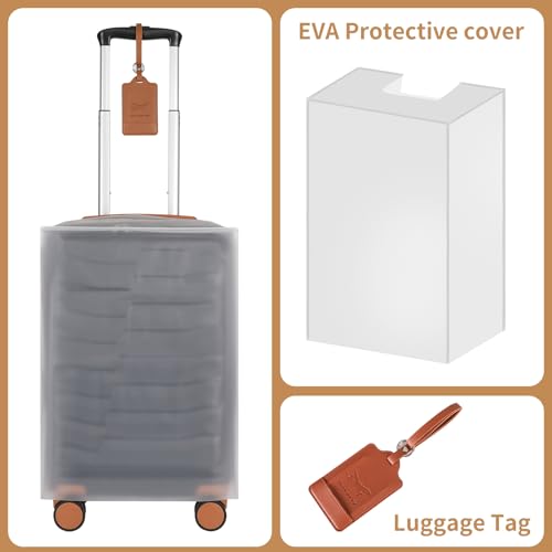 Lightweight 3-Piece Hardshell Luggage Set with Spinner Wheels & TSA Lock, Light Avocado Green B502471
