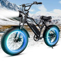 Fat Tire Electric Bike for Adults,1500W 32 Mph Top Speed Motorcycle Design Ebike, 48v 15.6AH 25-50 miles Long Range E Bike for Men and Women,All Terrain Motorbikes 20x4" Adult Electric Bicycles E-bike