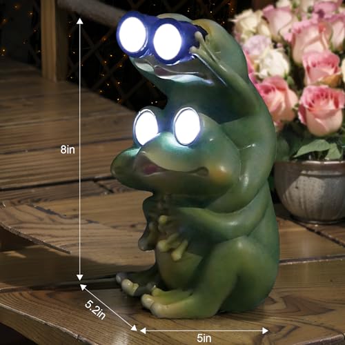 Solar Lighthouse Rotating Beacon LED Light for Yard Garden Nautical Decor K763308