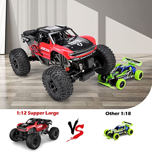 RC Trucks 4x4 Offroad Waterproof 1:12 Scale Amphibious Remote Control Car M6363