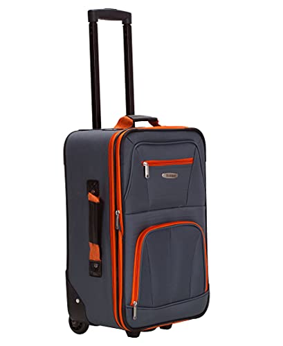 Rockland Journey Softside Upright Luggage Set, Expandable, 4-Piece K56322