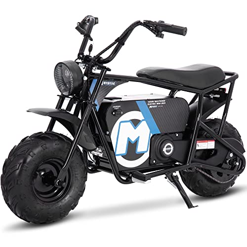 MotoTec 48v 1000w Electric Mini Bike Black W616