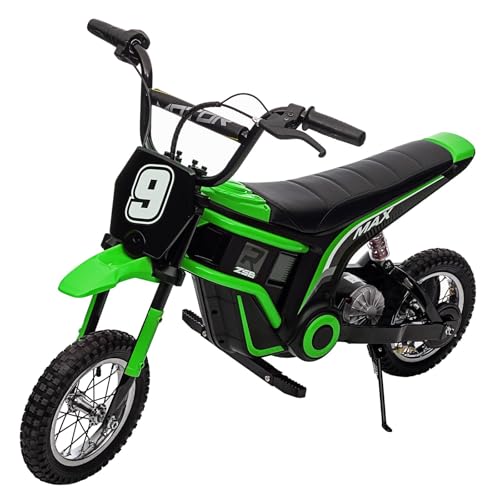 24V 350W Kids Electric Dirt Bike, 3-Speed, Off-Road Ride-On Motorcycle S465