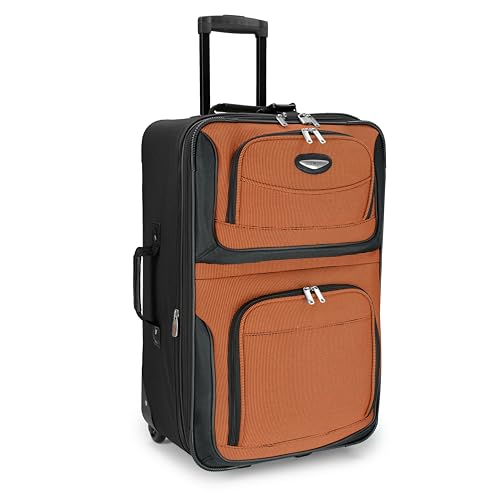 Travel Select Amsterdam 4-Piece Softside Expandable Luggage Set, Gray V976