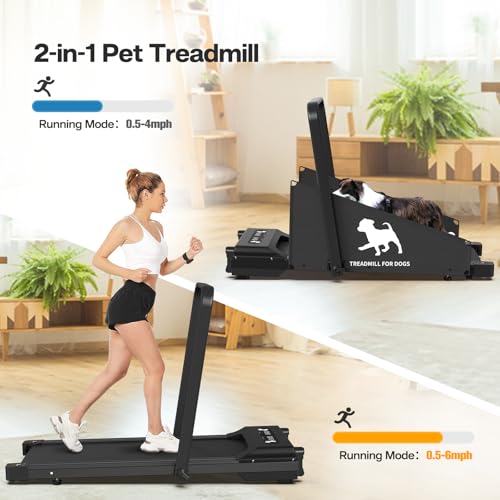 Dog Treadmill for Small Medium Dogs, Exercise Equipment up to 220lbs L193