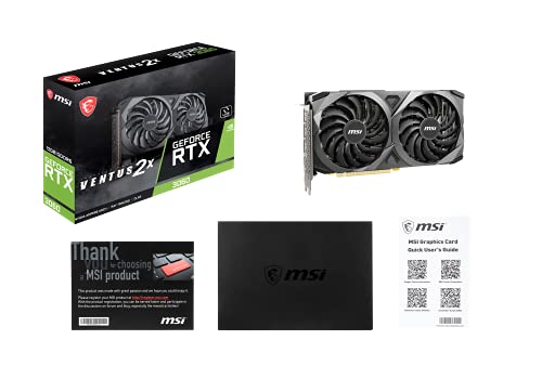 MSI GeForce RTX 3060 Ventus 2X 12G OC Gaming Graphics Card O171