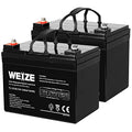 Weize Deep Cycle AGM 12V 100Ah Battery for RV, Solar, Marine C30451