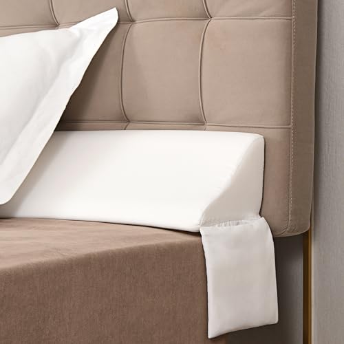 Vekkia King Bed Wedge Pillow for Headboard Mattress Gap Filler, Blue 76"x10"x6" C139495
