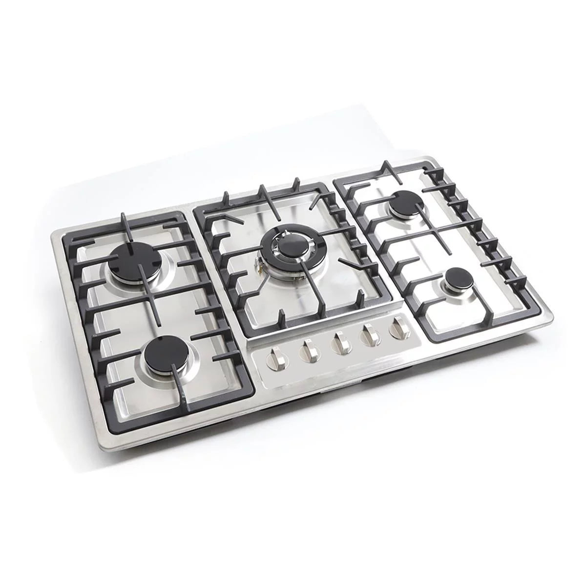 WUZSTAR Built-In 5 Burner Gas Cooktop, Stainless Steel Z553035