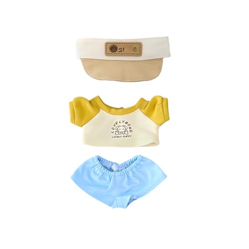 17cm Doll Clothes Set, 5 Pieces Casual Outfit for 6.7in Dolls G33820