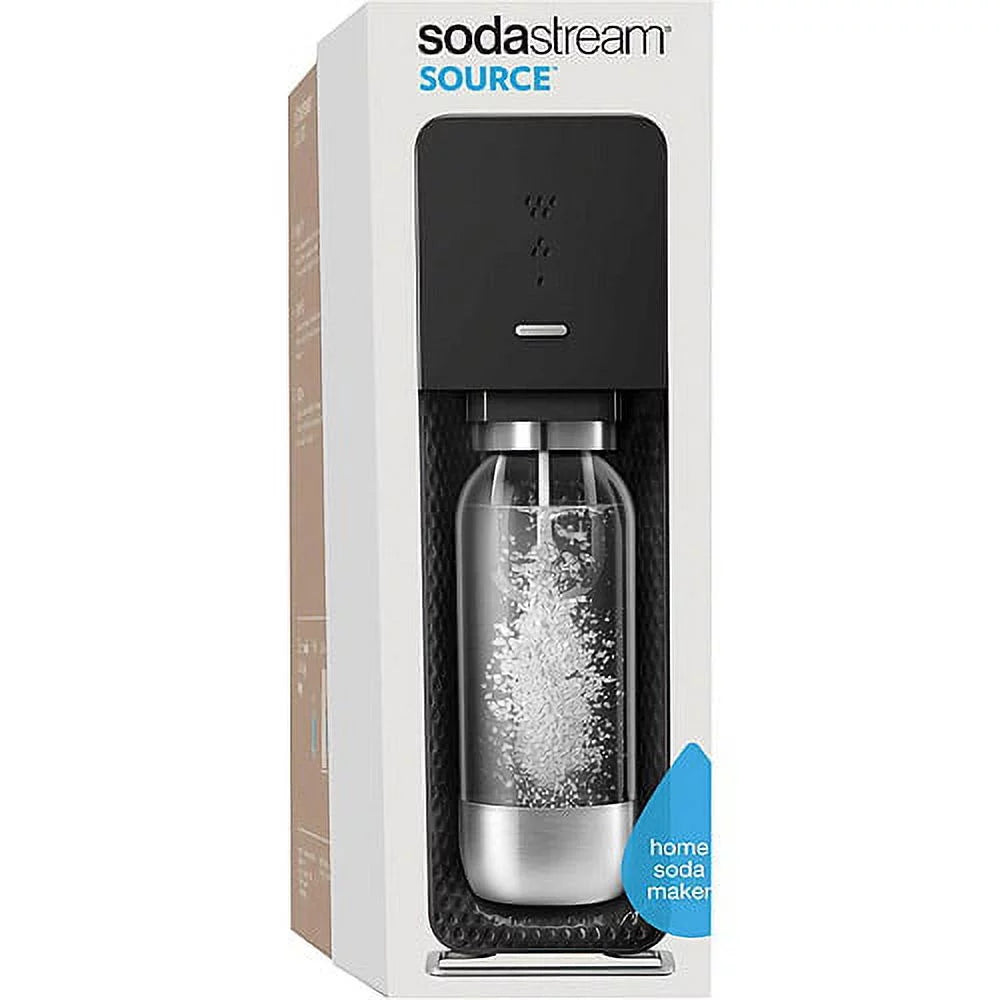 SodaStream Source Home Soda Maker Starter Kit, Black W867