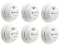 First Alert Smoke Alarm SA350B Lithium Battery Ionization Smoke Alarm 10-Year Sealed Tamper-Proof Battery  6 PACK - 0827-SA340CN SA340CN
