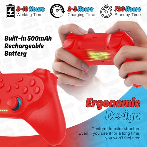Wireless Controller for Nintendo Switch, 2 Pack X265976