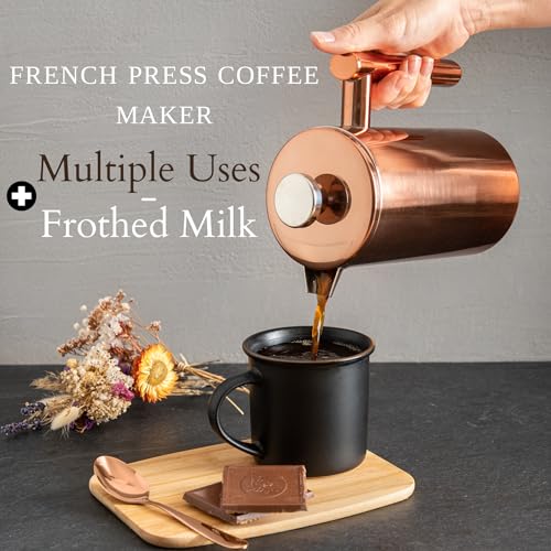 Mixpresso Stainless Steel French Press Coffee Maker 27 Oz T829384