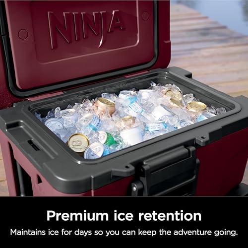 Ninja FrostVault 45QT Cooler with Wheels, Lakeshore Blue M1144