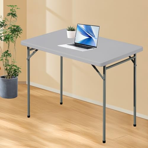 3ft Rectangular Plastic Folding Table for Indoor Outdoor Use A448